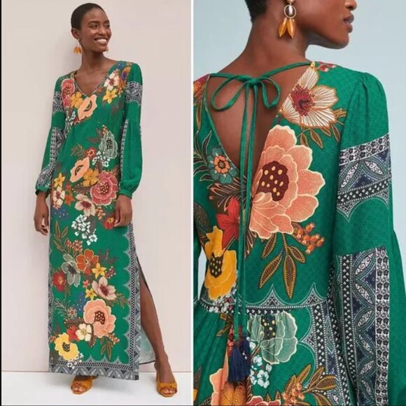 FARM Rio Verdor Maxi Dress (XS) - Picture 1 of 8